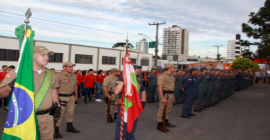 9º Batalhão de Bombeiros Militar de Canoinhas recebe solenidade