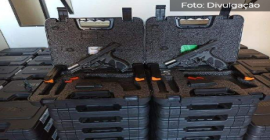 Guarda Municipal de Vitória recebe 230 pistolas para auxiliar trabalho de patrulhamento