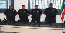 Pinda recebe armamento para estruturar GCM