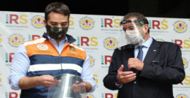 Taurus entrega 10 mil protetores faciais a Defesa Civil do Rio Grande do Sul