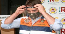 Defesa Civil do RS recebe doação de 10 mil máscaras de proteção facial