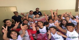 Clube de Tiro de Dracena faz doação de leite para duas entidades